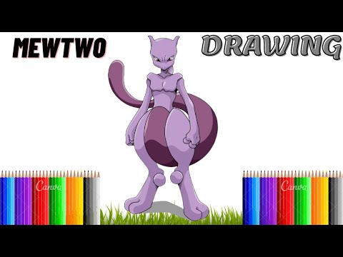 How to Draw Mewtwo | Pokemon