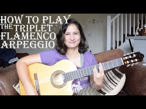 How to play the triplet flamenco arpeggio ✔