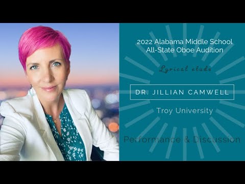 Alabama 2022 Middle School All-State Lyrical Etude--Dr. Jillian Camwell