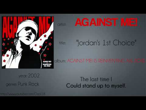 Against Me! - Jordan's 1st Choice (synced lyrics)