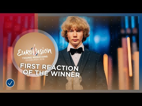 First reaction of Ivan Bessonov after winning Eurovision Young Musicians