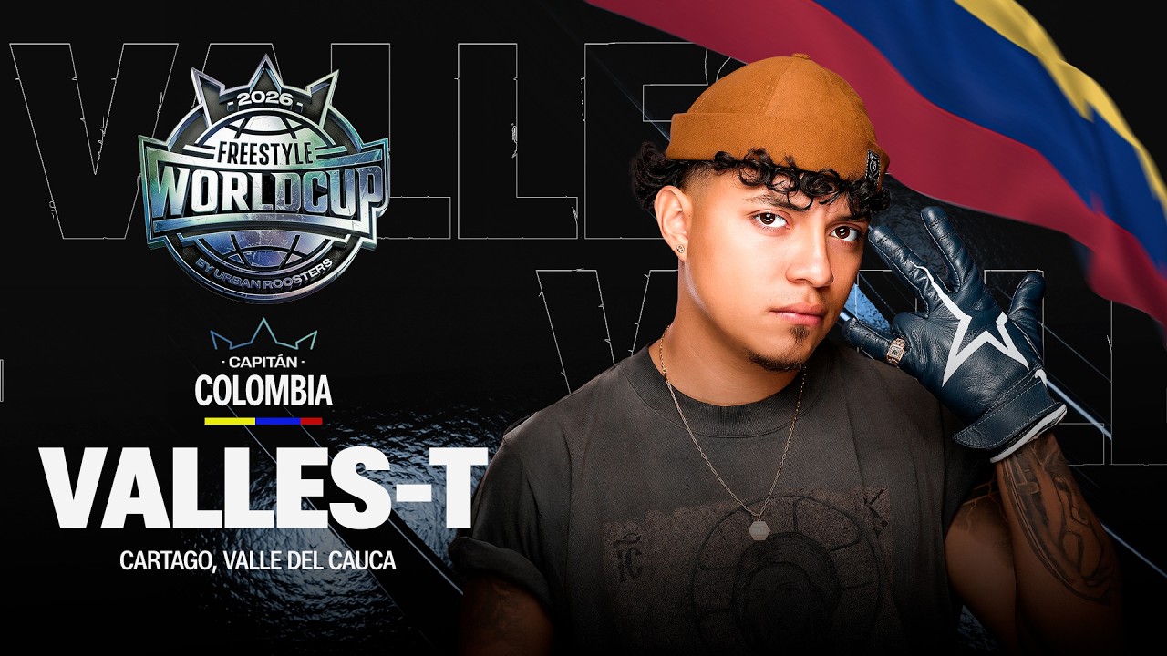 Valles-T liderará al team Colombia en el mundial | Freestyle World Cup
