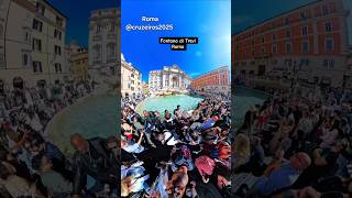 FONTANA DI TREVI ROMA Italia 05/05/26  ⁨@cruzeiros2025⁩  MSC Musica #fontanaditrevi #shorts #roma
