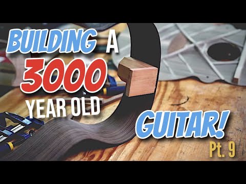 How To Build an Acoustic Guitar. Episode 9 (Gluing In a Neck and Heel Block)