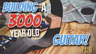 How To Build an Acoustic Guitar. Episode 9 (Gluing In a Neck and Heel Block)