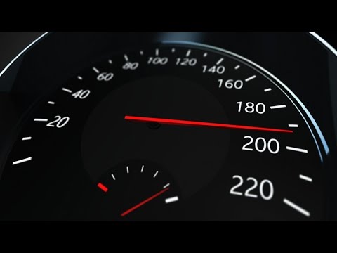 Car speed clock
