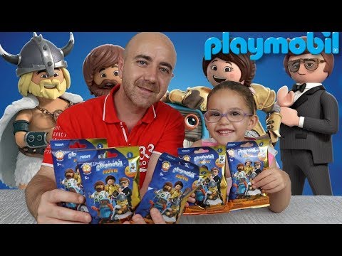 Opening 5 BOOSTER figurine PLAYMOBIL the movie series 1 [New PLAYMOBIL FILM in French]