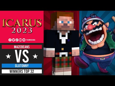 Icarus 2023: Winners Top 32 - Mazebeans (Steve) Vs Solary| Glutonny (Wario)