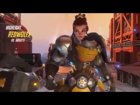 OVERWATCH | BRIGITTE | MAX Un-Blockable Burst Combo [Bonus+ Rally-HO! ]