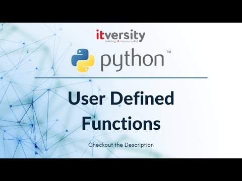 Mastering Python User Defined Functions 01 Introduction