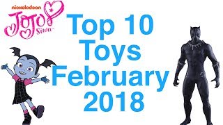 Top 10 Toys in February 2018