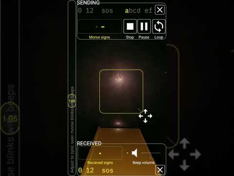 Morse chat by Light simple S/R