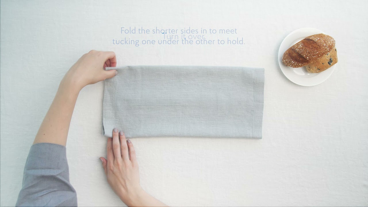 How To Fold A Napkin: Dinner Roll Fold | Linen Tales
