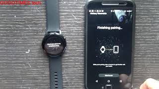 Samsung Galaxy Watch Active, How to pair, Initial setup, First use.