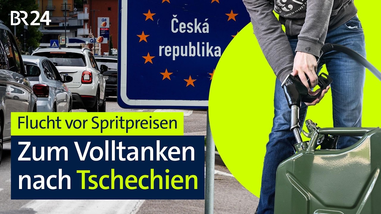 30 km Umweg für billigeren Sprit: Wie hohe Benzinpreise Bayern ins Ausland treiben | BR24 vor Ort
