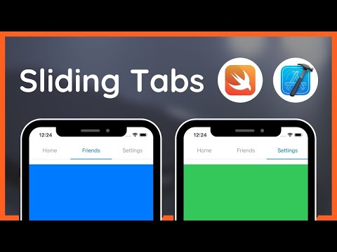 How to create Sliding Tabs in SwiftUI Tutorial 2022 (Xcode)