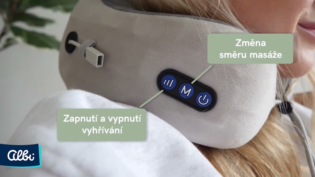 Masážní cestovní polštář Zen - představení