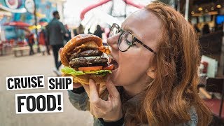 The BIGGEST BURGER EVER + Our First Port Day in Mallorca, Spain! (Symphony of the Seas Cruise Day 2)