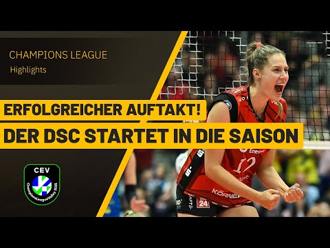 LKS Commercecon LODZ vs. Dresdner SC | Highlights - 1. Spieltag, CL Frauen | SETV Volleyball