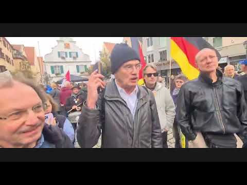 Aichach (Bayern) - Polizei wollte Impfkritiker Dr. Daniel Langhans die Meinung verbieten!