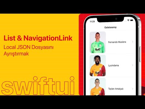 SwiftUI - List & NavigationLink - View'lar Arası Veri Aktarma