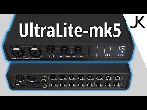 MOTU UltraLite-mk5 USB-C Audio Interface 2021 - Present - Black Bild 7