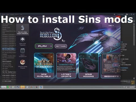 How to install Sins mods