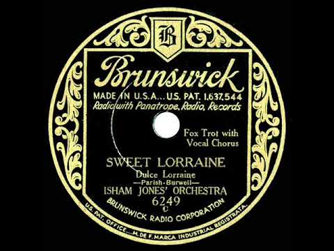1932 Isham Jones - Sweet Lorraine (Eddie Stone, vocal)