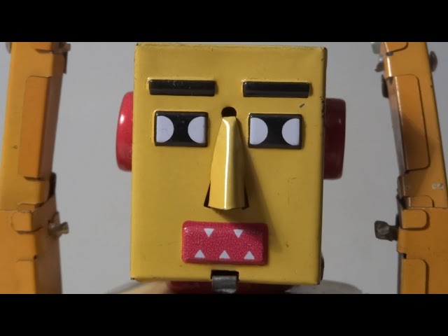 Vídeo relacionado con Jorzer Juguetes Antiguos Robots De Juguete Robots De Juguete Robot De Juguete De Hojalata Mecanismo De Cuerda Robot Divertidos Juguetes Mecánicos Antiguos con Llave Azul