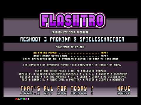 Flashtro Reshoot 3 Amiga Cracktro