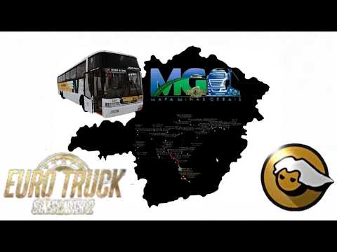 ETS2 V 1.60 - MOD/ MAPA MINAS GERAIS-SARITUR- D/ LAVRAS MG P/ BAMBUÍ MG