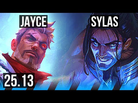 JAYCE vs SYLAS (MID) | 8/2/8, Godlike | KR Master | 25.13