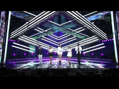 110904 인기가요 CS Numbers 가슴으로 운다