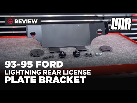 Ford Lightning Rear License Plate Bracket - Review (93-95)