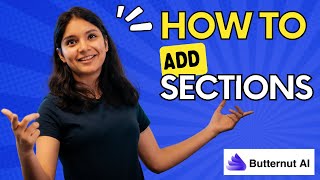 How to Add Sections