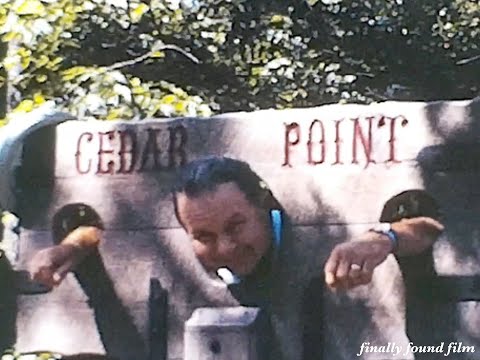 Vintage 1960s-1970s Cedar Point amusement park 8mm home movie clip Sandusky Ohio history rides