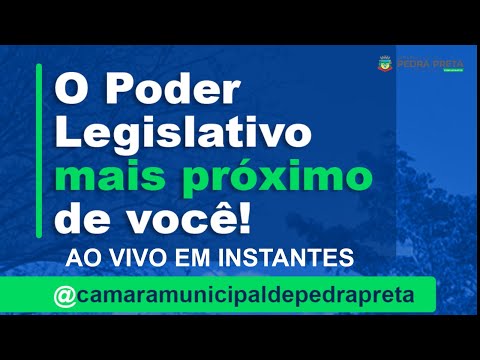 18ª Sessão Ordinária - 12ª Legislatura - 20/10/2025 - Câmara Municipal de Pedra Preta -