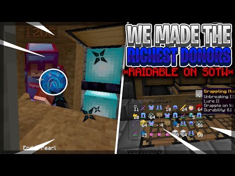 WE MADE THE RICHEST DONATORS RAIDABLE ON SOTW... *25 MINUTE SPECIAL* | Minecraft HCF