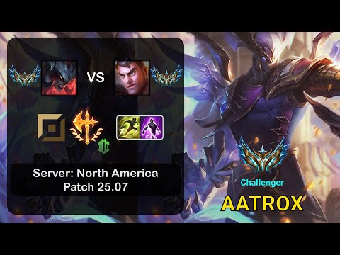 Aatrox Top vs Jayce - NA Challenger - Patch 25.07