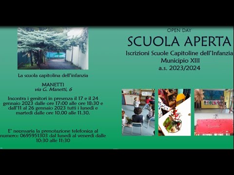 Scuola dell'infanzia Manetti a.s. 2023/2024