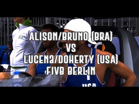 Alison/Bruno (BRA) vs Lucena/Doherty (USA) Fivb Berlin