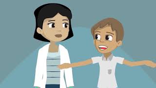 HIgh and low blood glucose levels - animation in Arabic