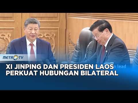 Xi Jinping dan Presiden Laos Perkuat Hubungan Bilateral