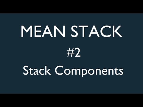 Mean Stack Tutorial 2 MEAN Stack