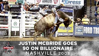 MONSTER RIDE: Justin McBride Rides Billionaire for 93 Points | 2008