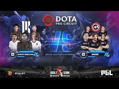 Shopify Rebellion vs nouns - DPC NA 2023 Tour 1: Division I - Game Highlights - BO3