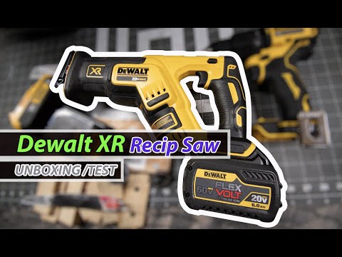 Tiesinis pjūklas DeWalt DCS382N-XJ; 18 V (be akumuliatoriaus ir pakrovėjo) video