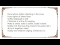 Bobby Sherman - Christmas Is Make It Sweet Lyrics