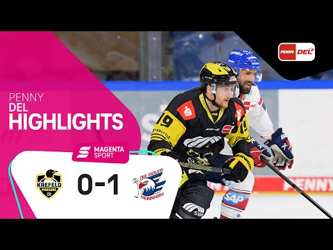 Krefeld Pinguine - Adler Mannheim | 40. Spieltag, 2020/2021 | MAGENTA SPORT