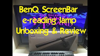 BenQ ScreenBar e-reading lamp Unboxing & Review